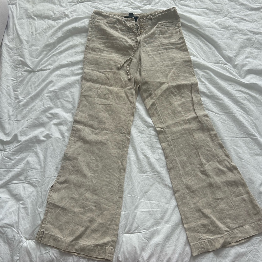 Express Natural Linen Trousers